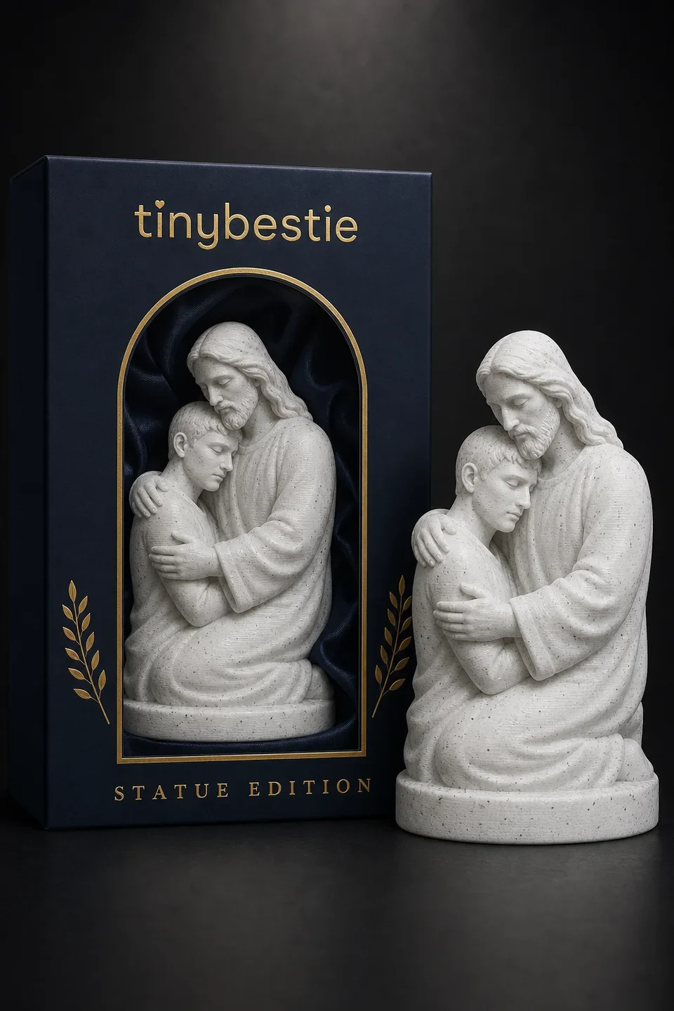Box premium navy tinybestie Statue Edition
